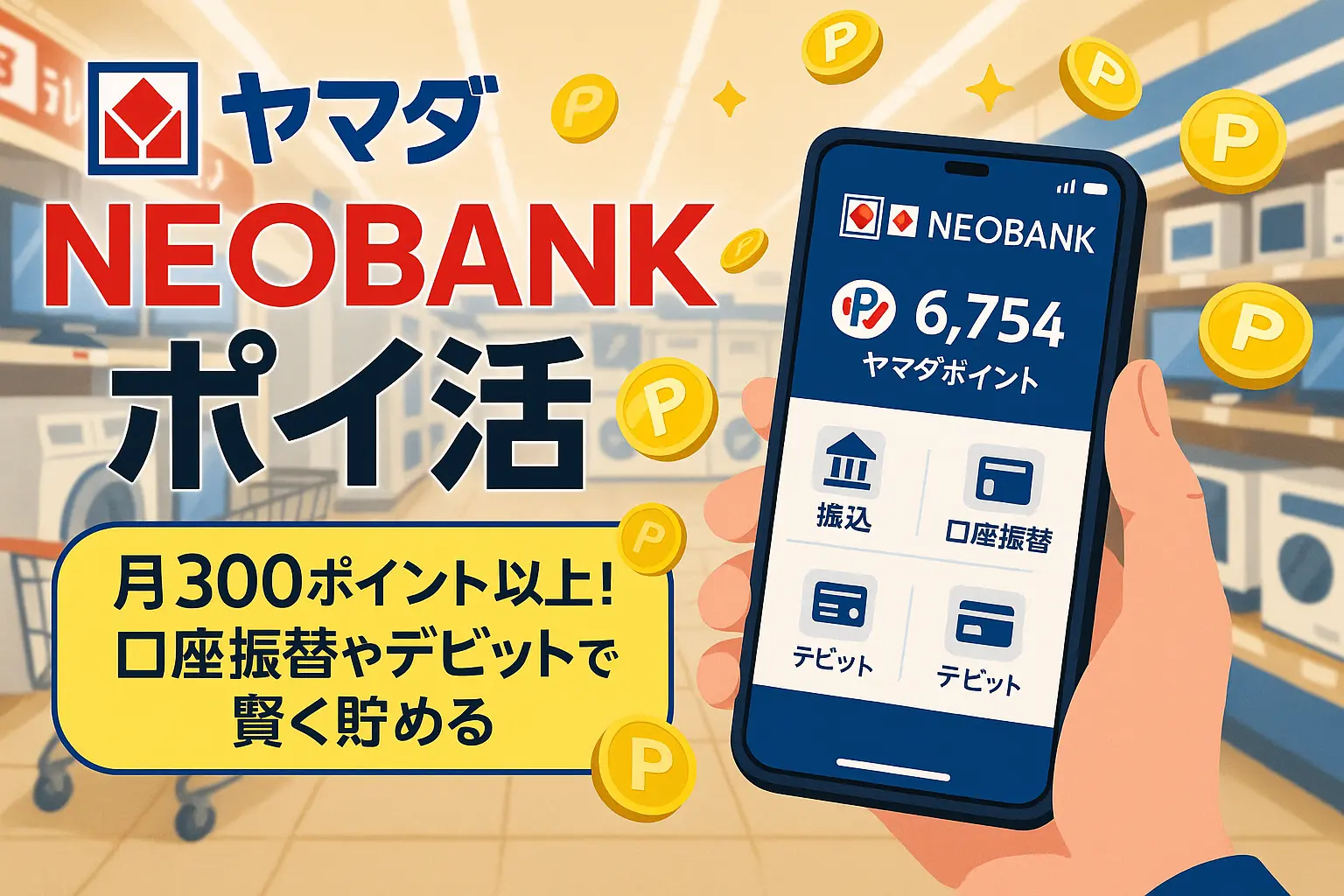 ヤマダNEOBANKでポイ活！効率的にヤマダポイントを貯める完全攻略法